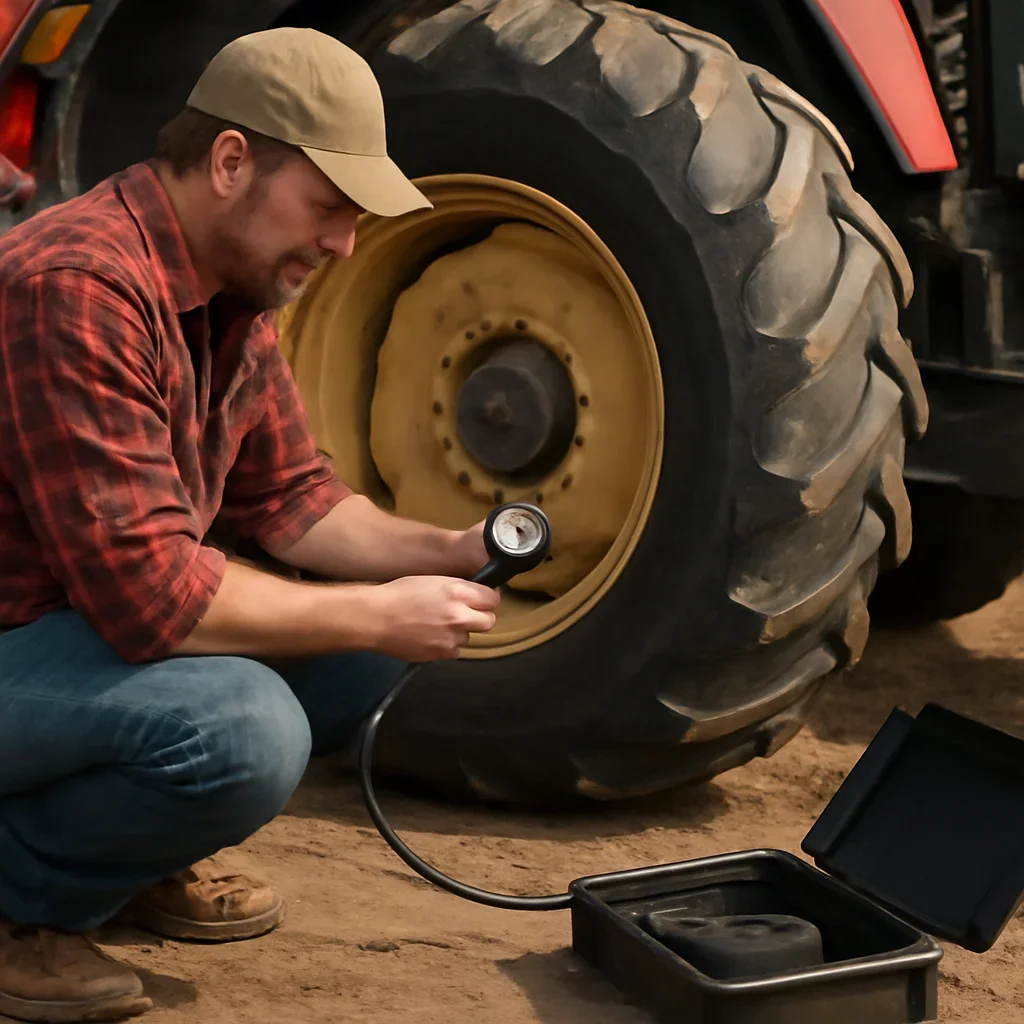 Service planning image related to Farm Tire Maintenance Tips for Heavy Equipment