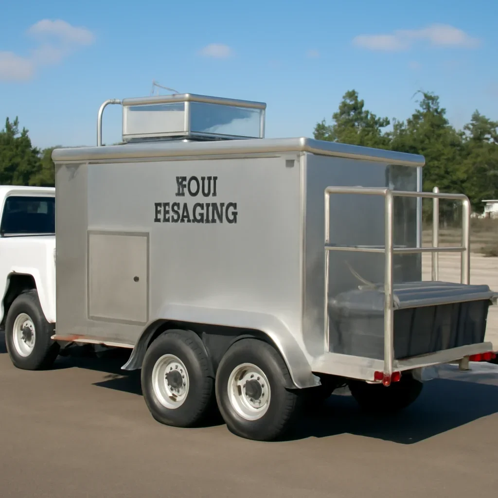 Finished equipment after project similar to Fish Tagging Trailer Maintenance