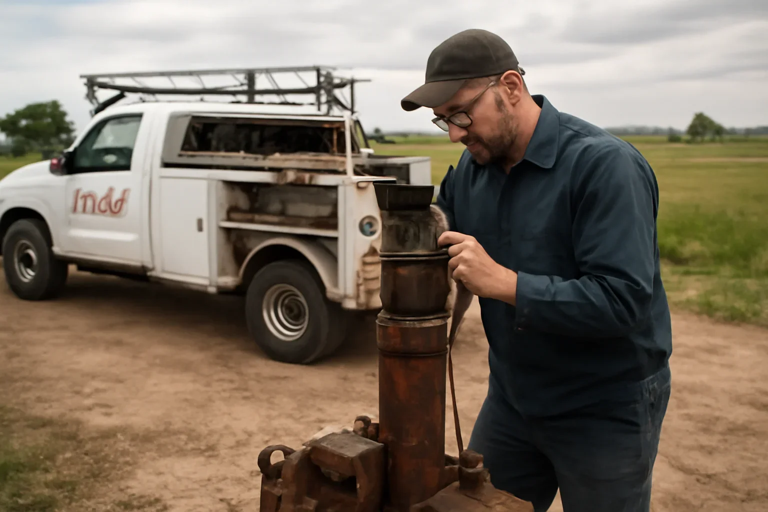 Case Studies support scene showing working equipment and service support