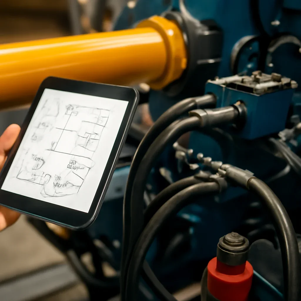 Hydraulic system support and troubleshooting overview