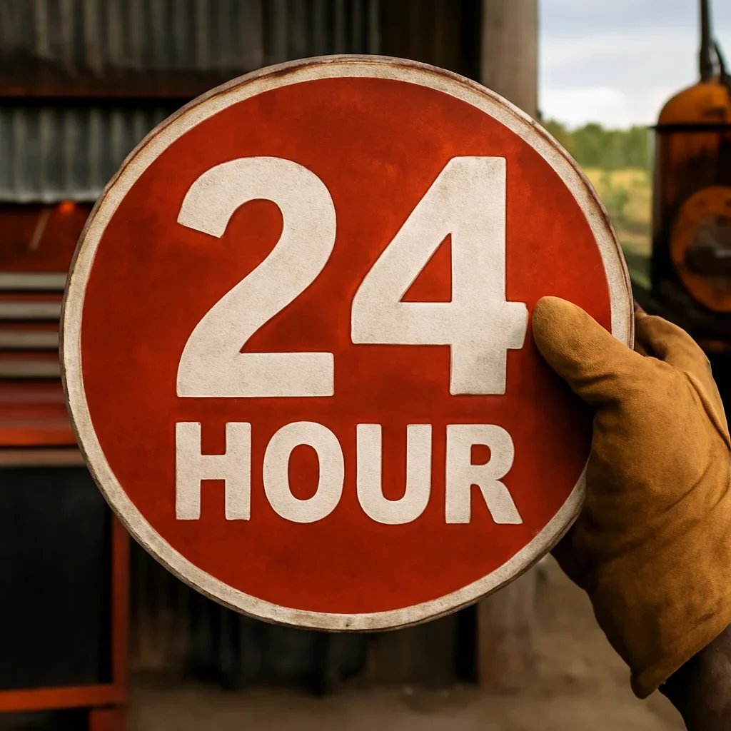Close-up support image related to 24-Hour Service