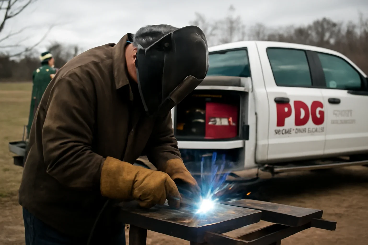 AWS-Certified Welding support scene showing working equipment and service support