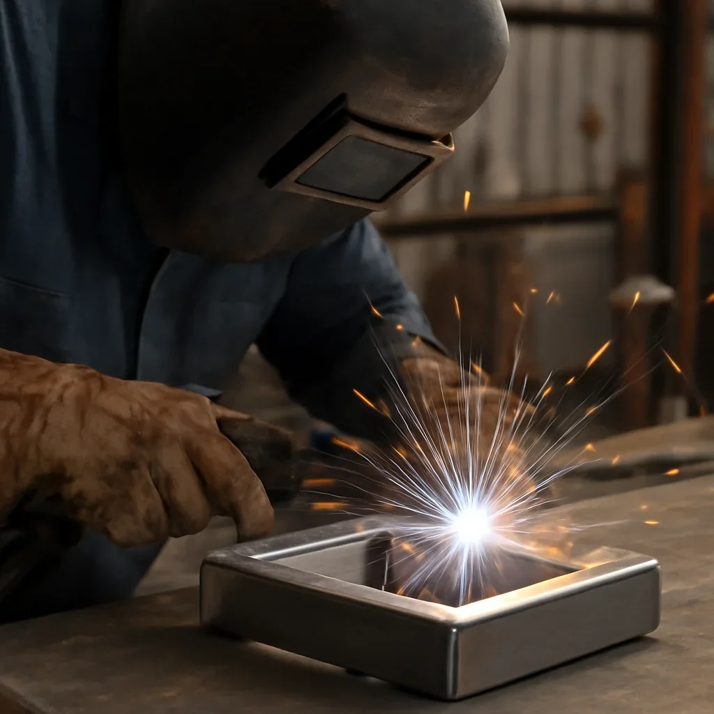 Close-up support image related to Custom Metal Fabrication Capabilities