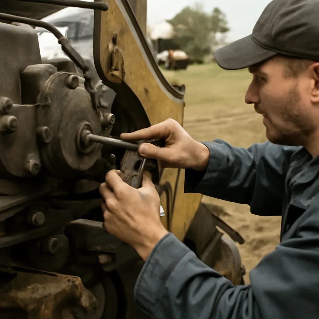 Close-up support image related to On-Site Equipment Repair