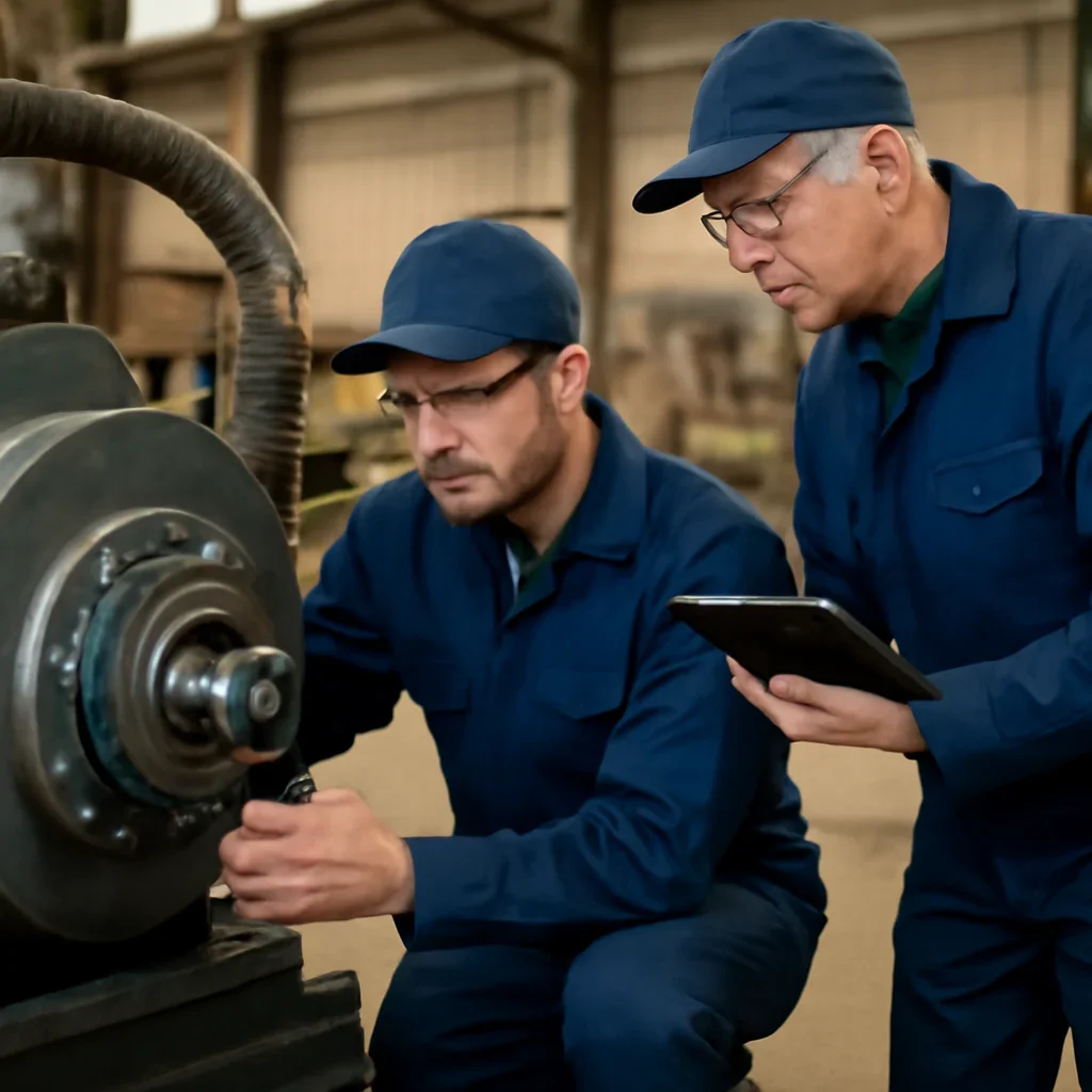 Preventative Maintenance Programs capability shown with technicians and equipment