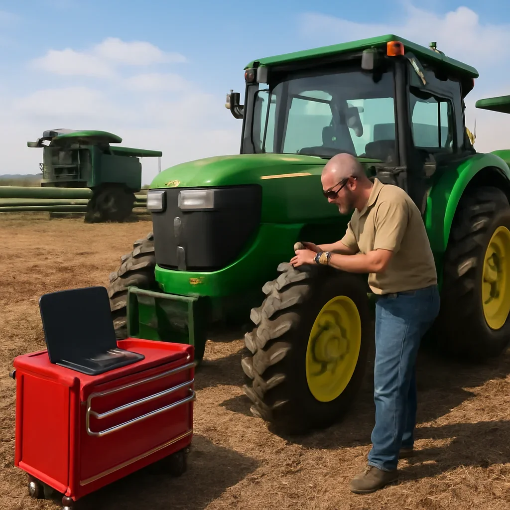 Repair support for agriculture operations
