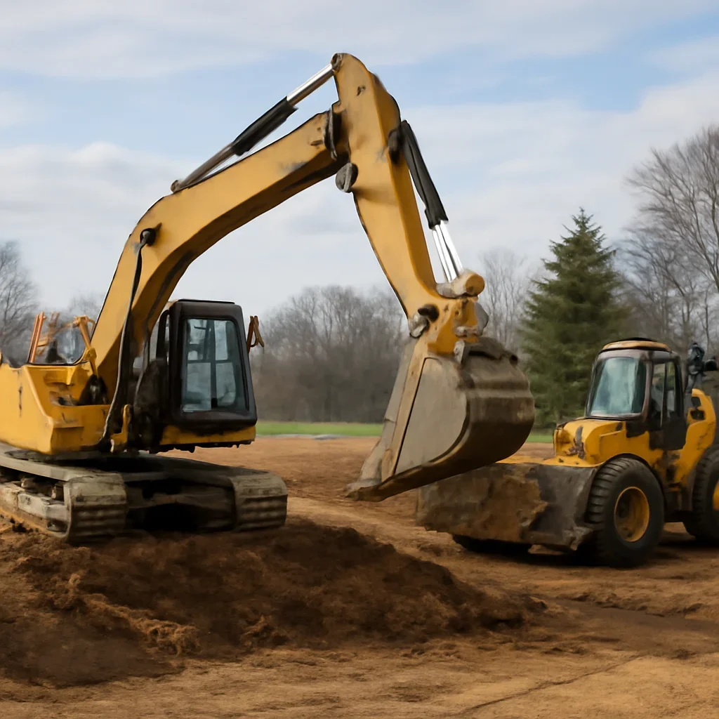 Construction & Excavation equipment in use in Northeast Wisconsin