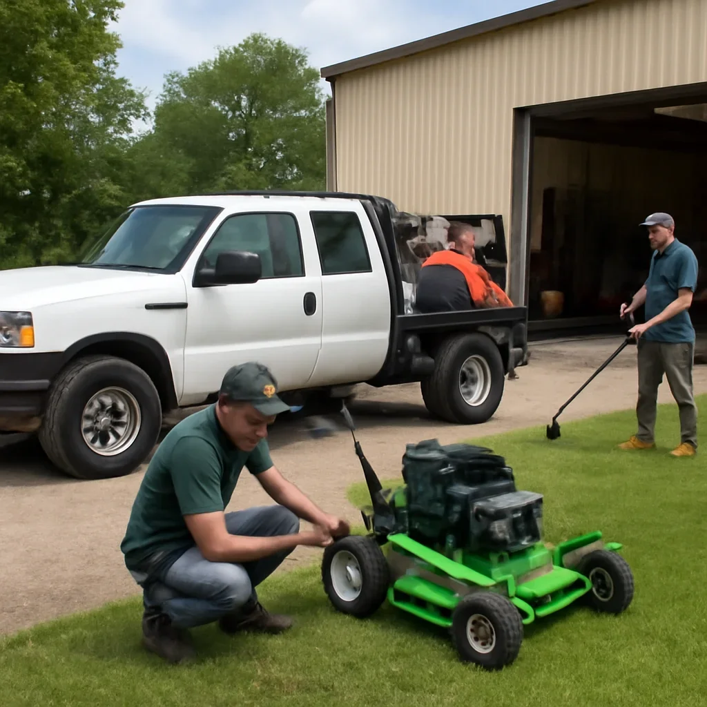 Repair support for landscaping & property maintenance operations