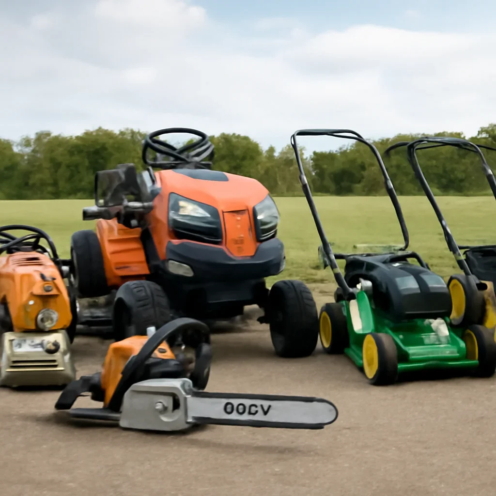 Service-ready equipment representing multiple brands we work on