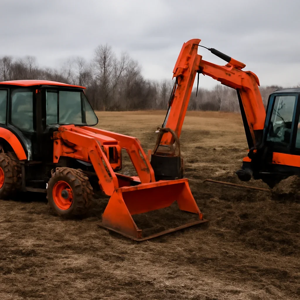 Kubota Equipment used in a working equipment setting