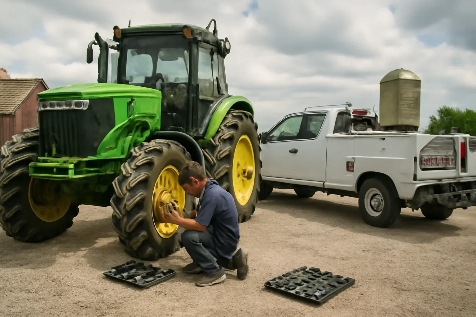 Farm Equipment Repair Near Me support scene showing working equipment and service support