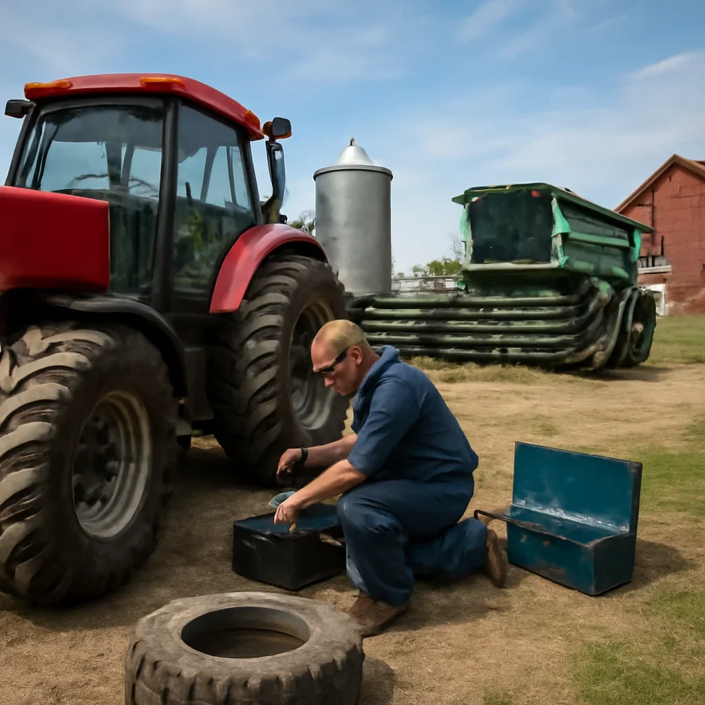 Farm Equipment Repair Near Me represented by working equipment in Northeast Wisconsin