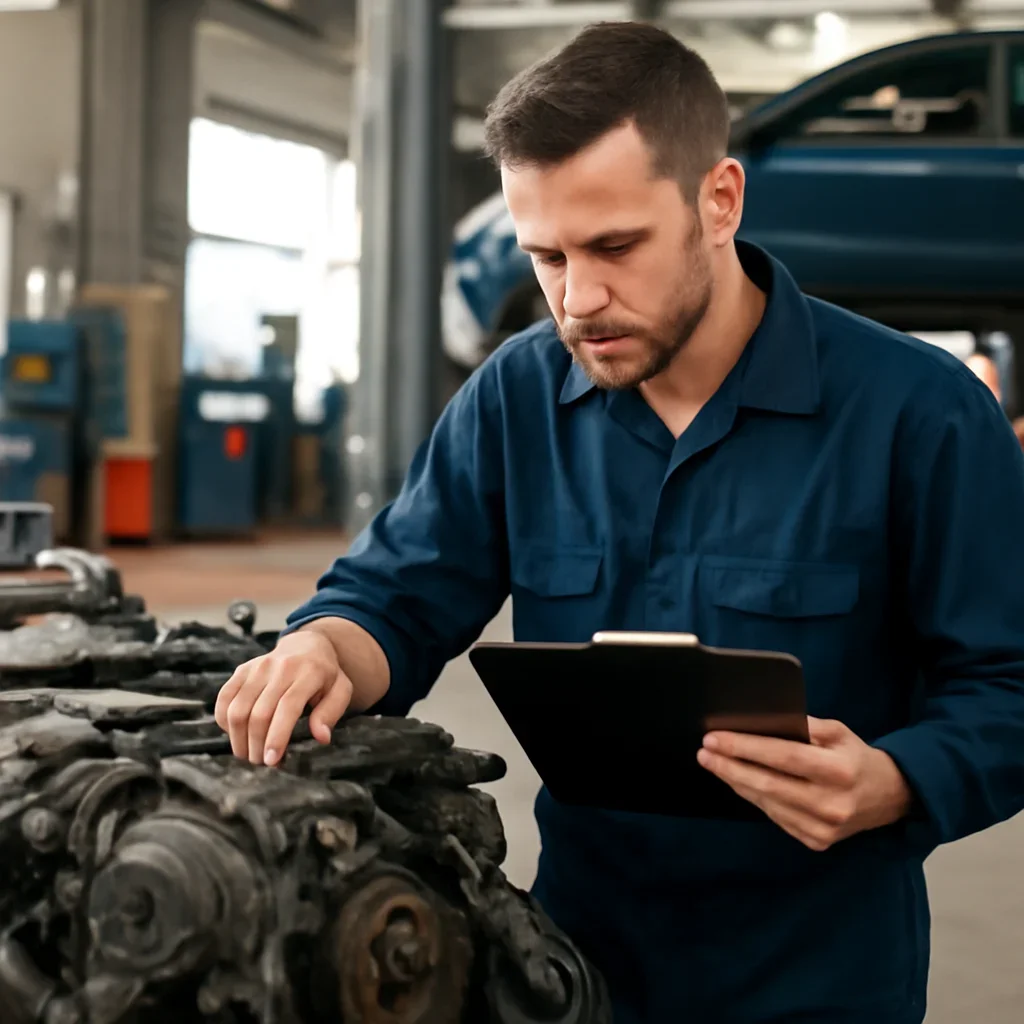 Equipment condition review influencing repair pricing