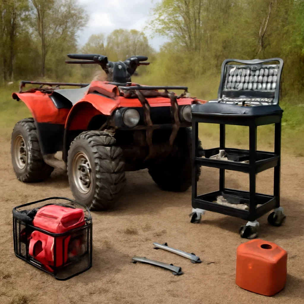 Finished equipment ready for work after ATV & Four-Wheeler Repair support