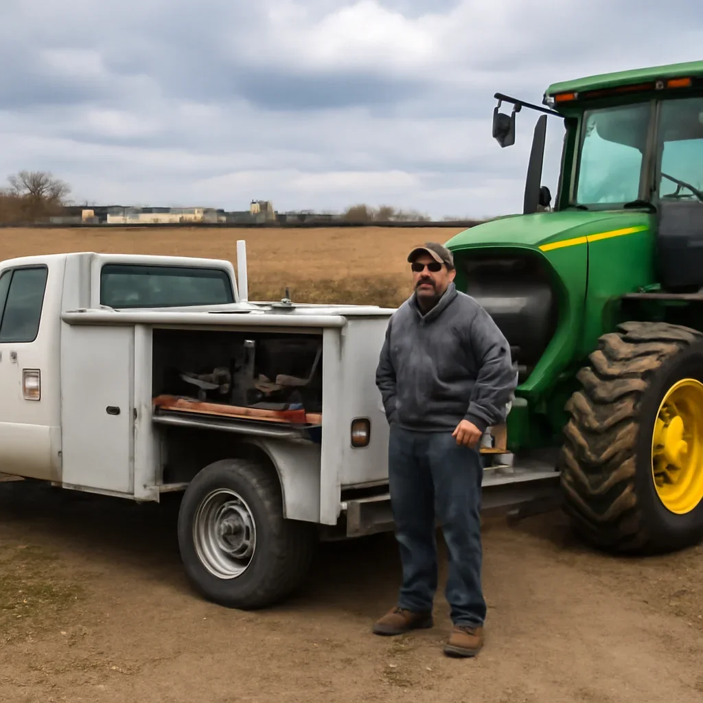 Mobile service setup for Farm Equipment Repair in Northeast Wisconsin