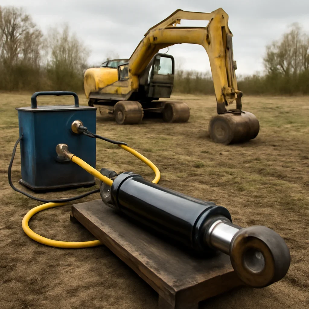 Finished equipment ready for work after Hydraulic Cylinder Repair support