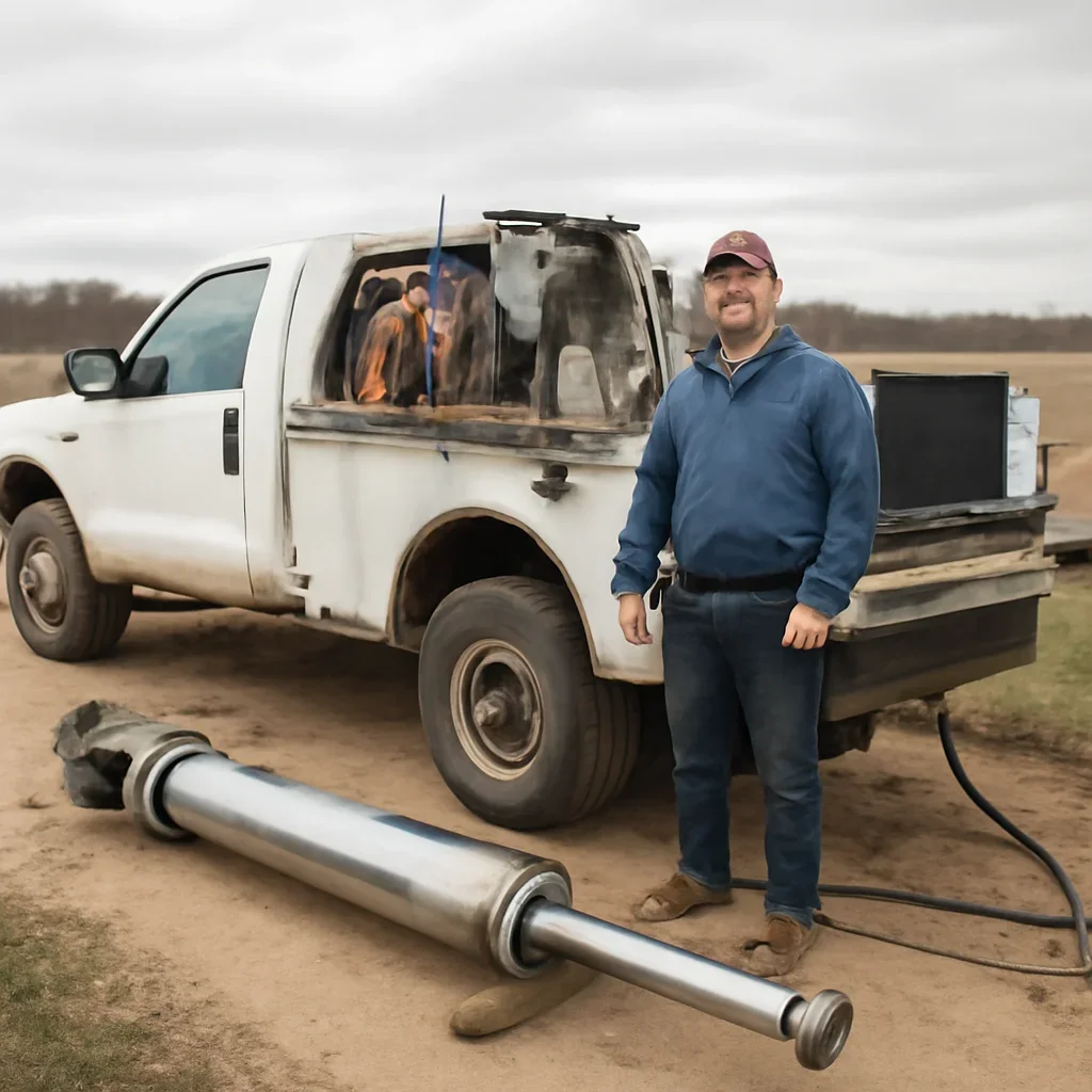 Mobile service setup for Hydraulic Cylinder Repair in Northeast Wisconsin