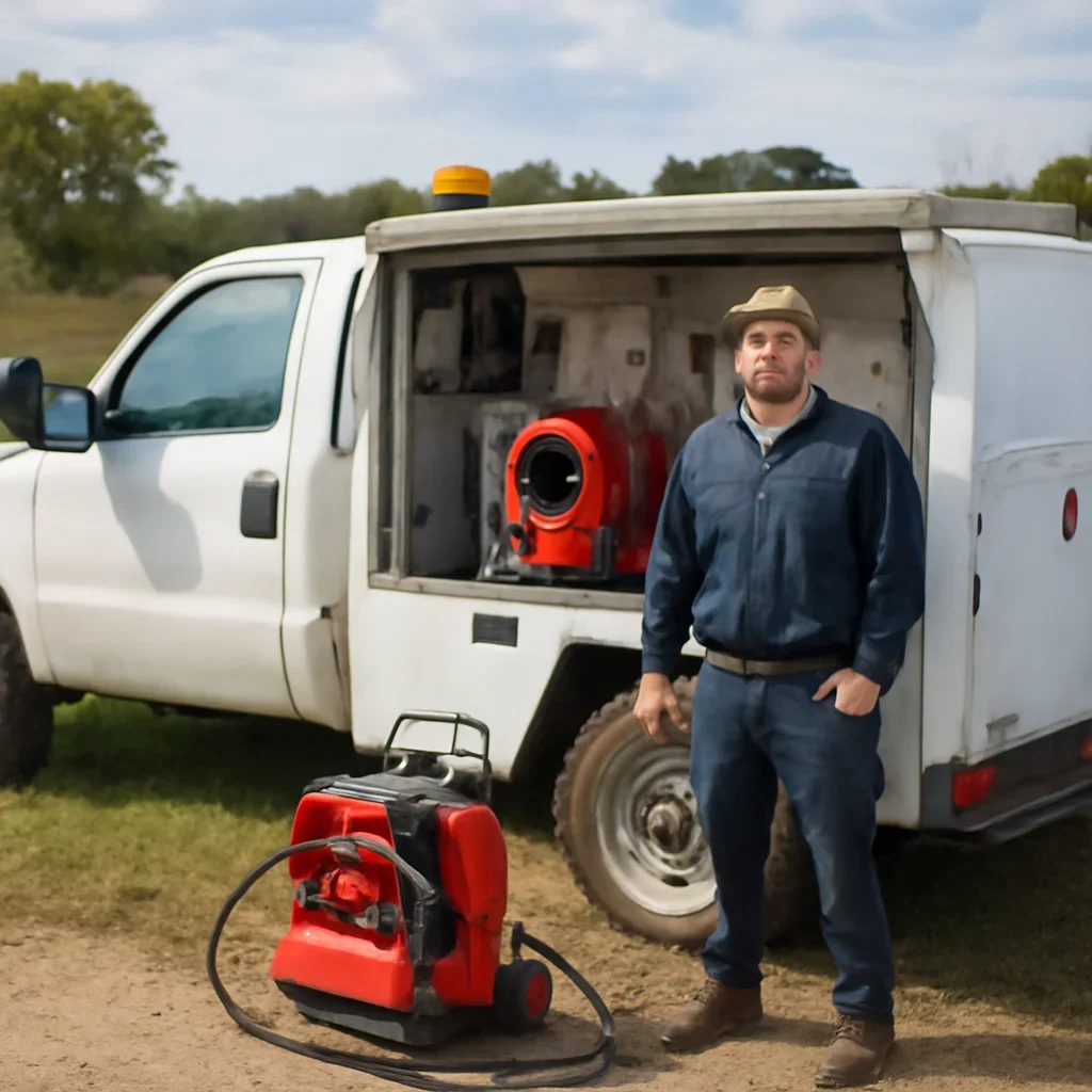 Mobile service setup for Hydraulic Hose Repair in Northeast Wisconsin