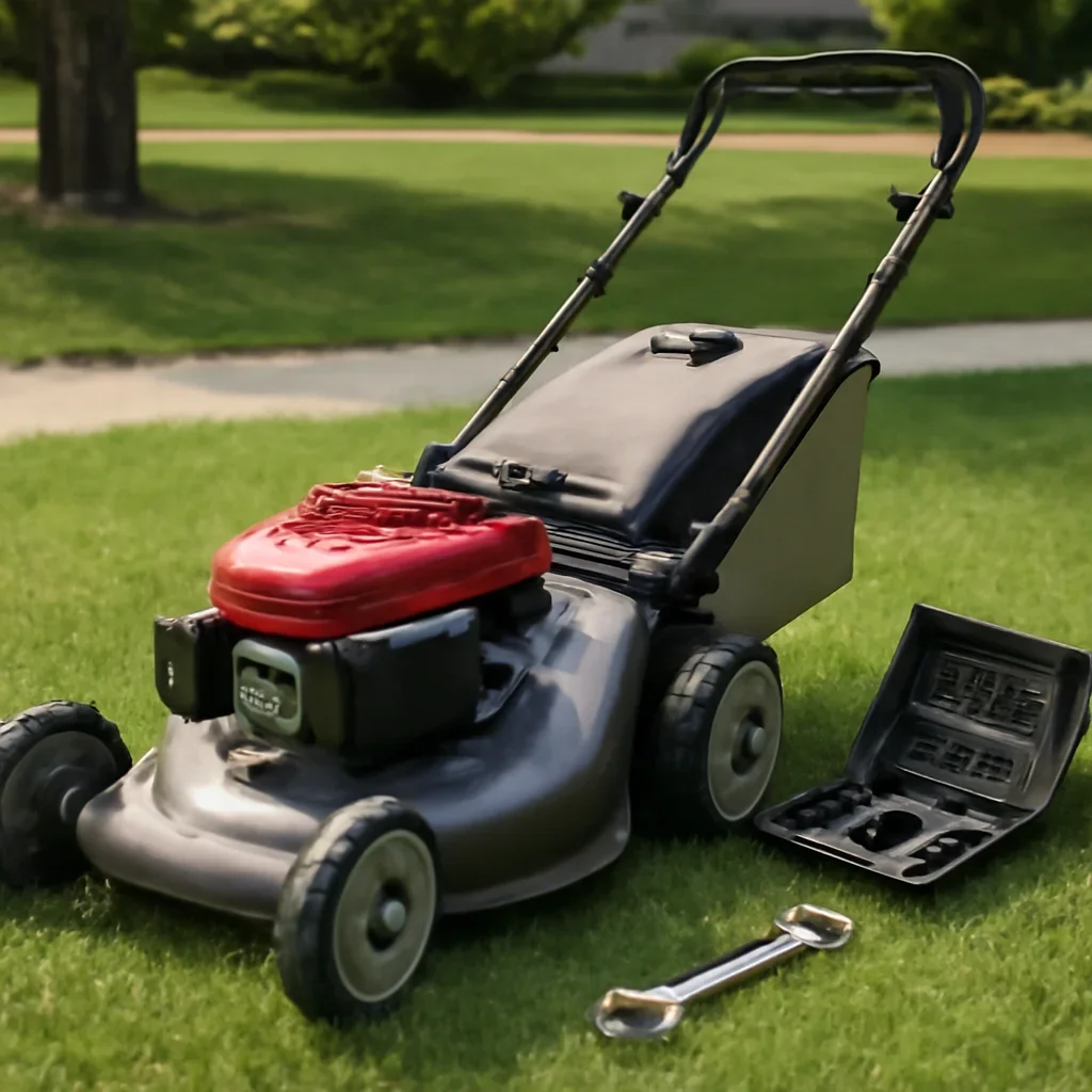 Finished equipment ready for work after Lawn Mower Service support