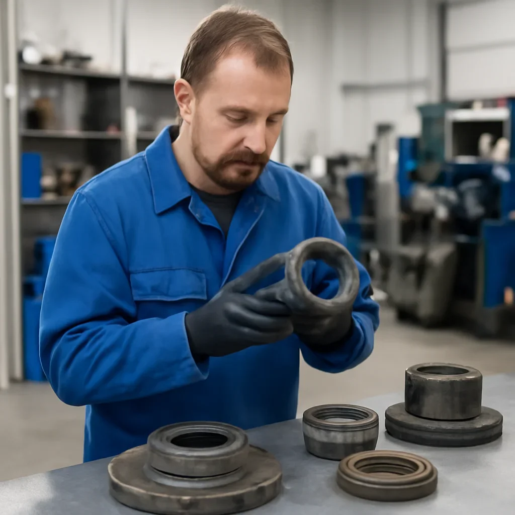 Preventative Maintenance work on equipment components in a shop setting