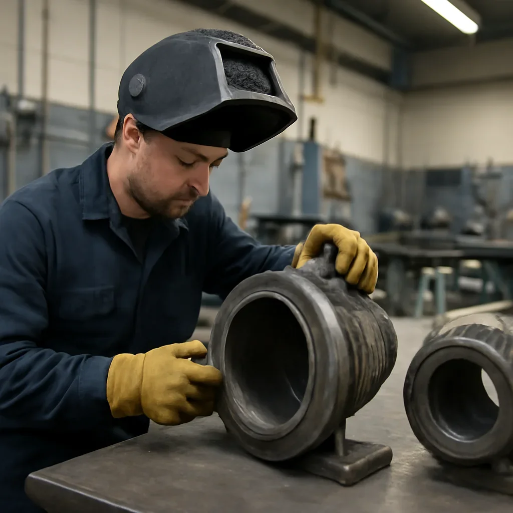 Shop Welding & Repair work on equipment components in a shop setting