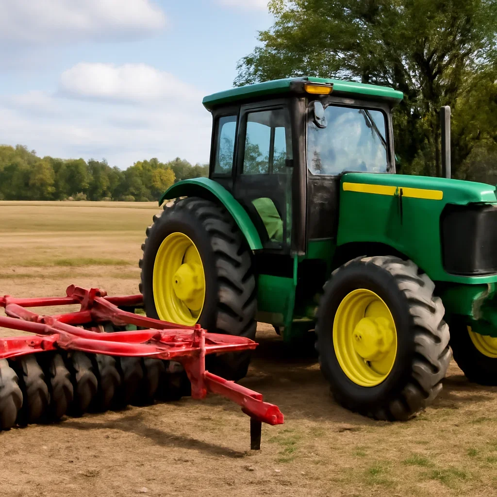 Finished equipment ready for work after Tractor Repair support