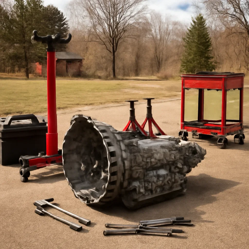 Finished equipment ready for work after Transmission Repair support